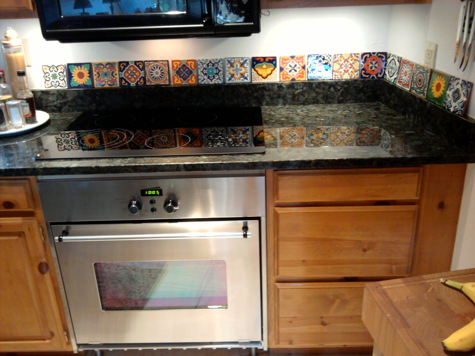 Mexican Tile Backsplash Kitchen
 Dusty Coyote DIY Kitchen Island