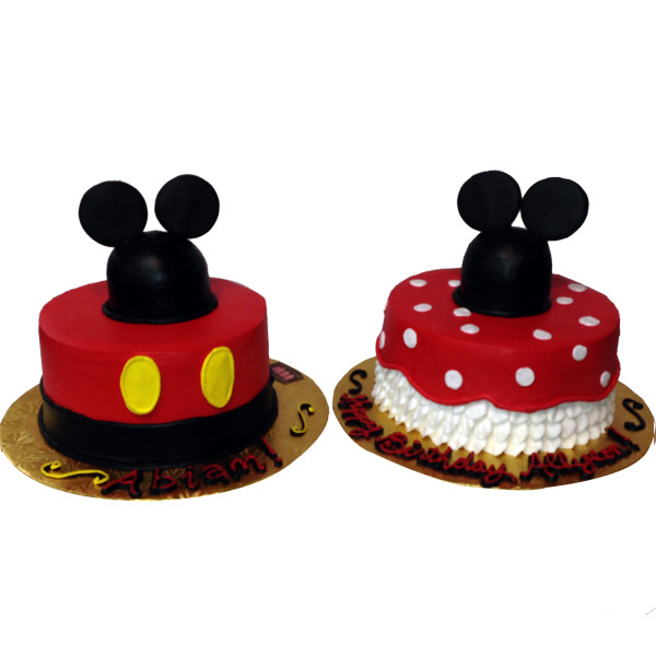 Mickey And Minnie Birthday Cake
 1377 Mickey & Minnie Mouse Cake ABC Cake Shop & Bakery