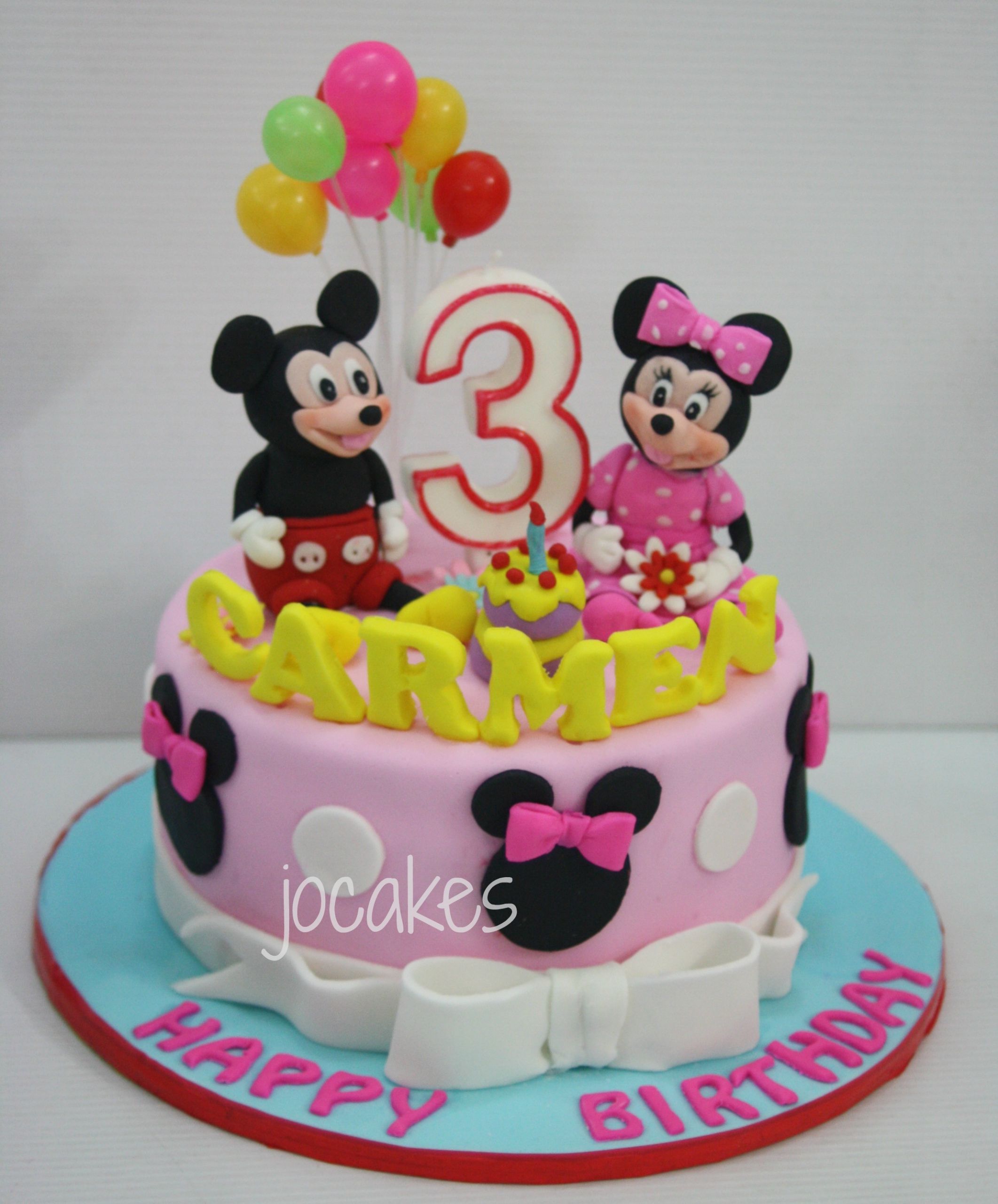Mickey And Minnie Birthday Cake
 mickey and minnie cake
