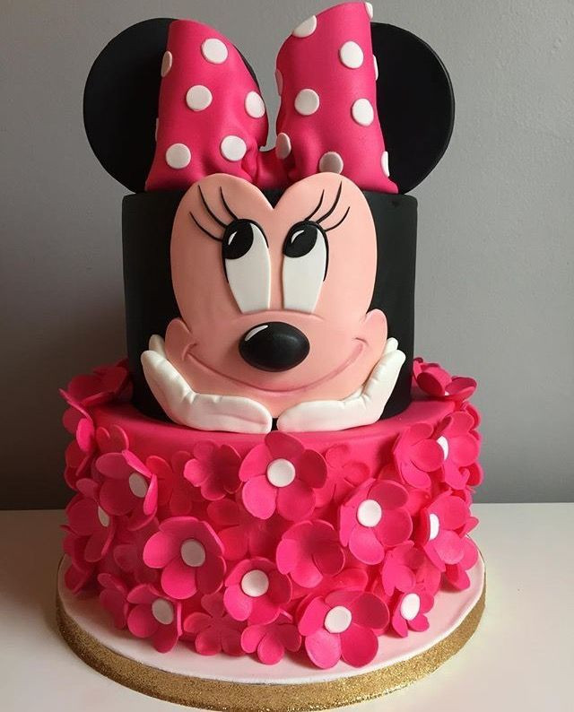 Mickey And Minnie Birthday Cake
 Pin by Tiffany Doolittle on Cakes in 2019