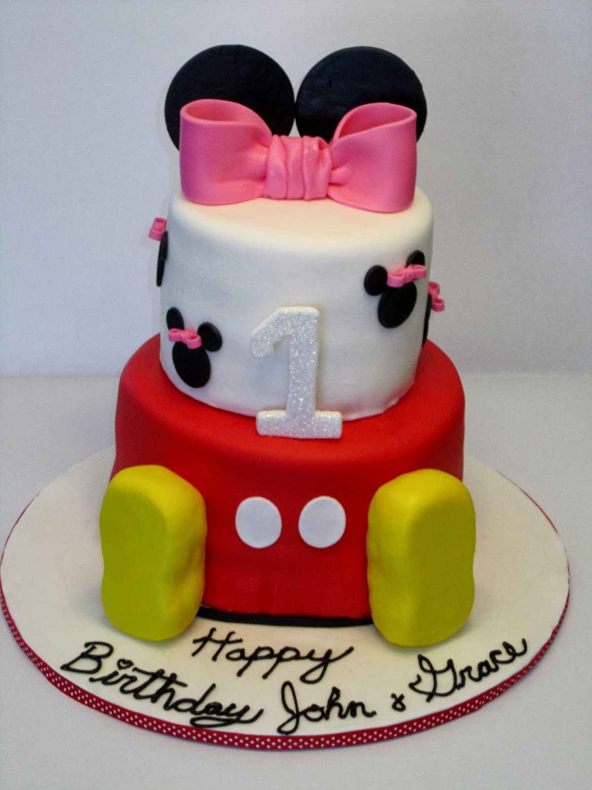 Mickey And Minnie Birthday Cake
 Cakes Something Like That Mickey and Minnie Twin