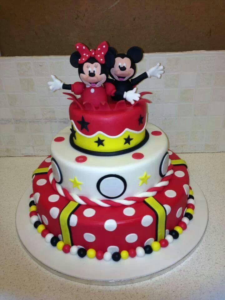 Mickey And Minnie Birthday Cake
 Mickey and minnie cake