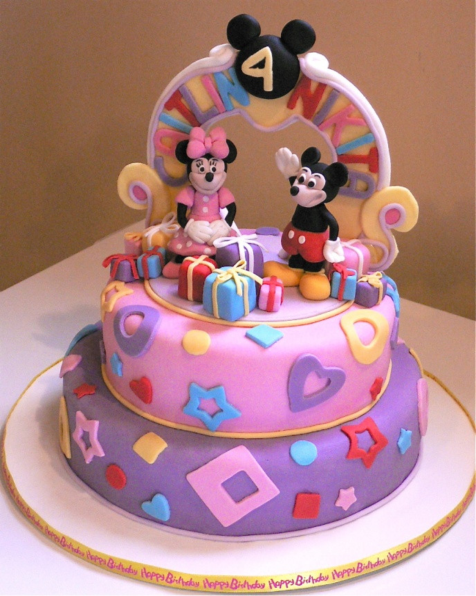Mickey And Minnie Birthday Cake
 Minnie Mouse Cakes – Decoration Ideas