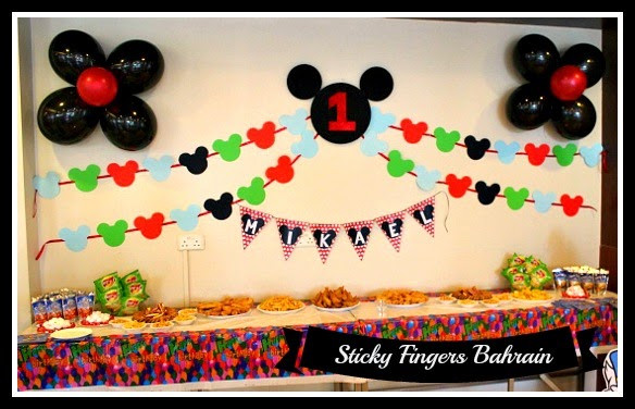 Mickey Mouse Birthday Party Ideas 1 Year Old
 Sticky Fingers Mickey Mouse Birthday Party