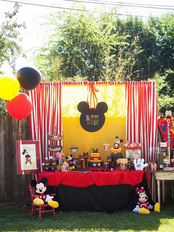 Mickey Mouse Birthday Party Ideas 1 Year Old
 Fabulous Friday Fabulous Mickey Mouse Birthday Party K