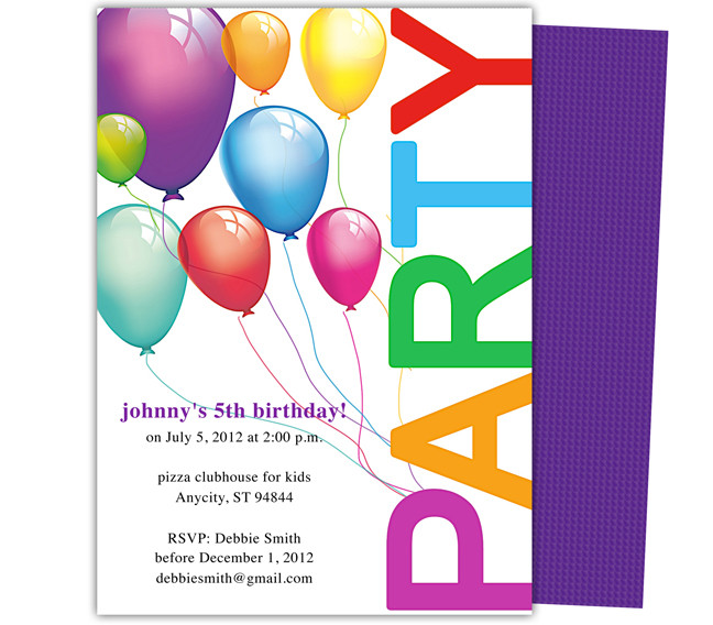 Microsoft Word Birthday Invitation Template
 Free Birthday Invitation Templates For Word