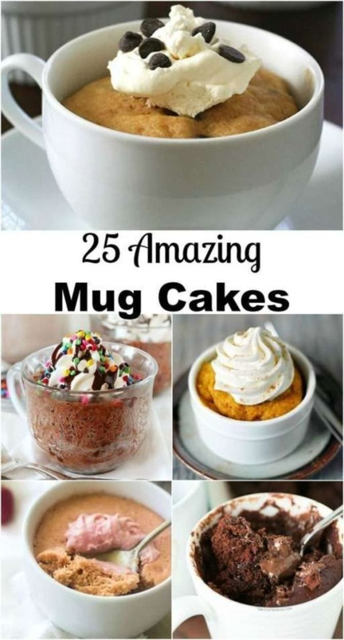 Microwave Dessert Recipies
 Dessert in Seconds 25 Amazing Cakes in a Mug on