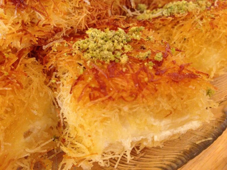Middle Eastern Desert Recipes
 Knafeh Cheese Dessert