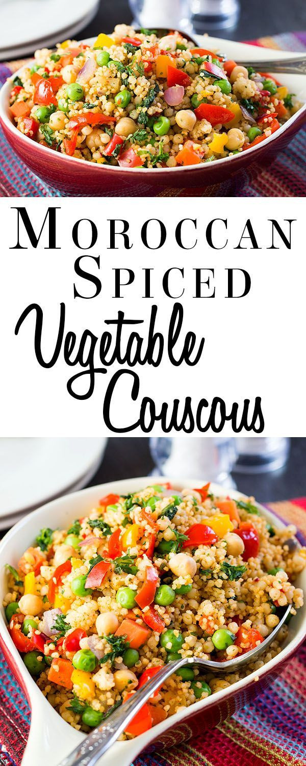 Middle Eastern Recipes Vegetarian
 Moroccan Spiced Ve able Couscous Recipe