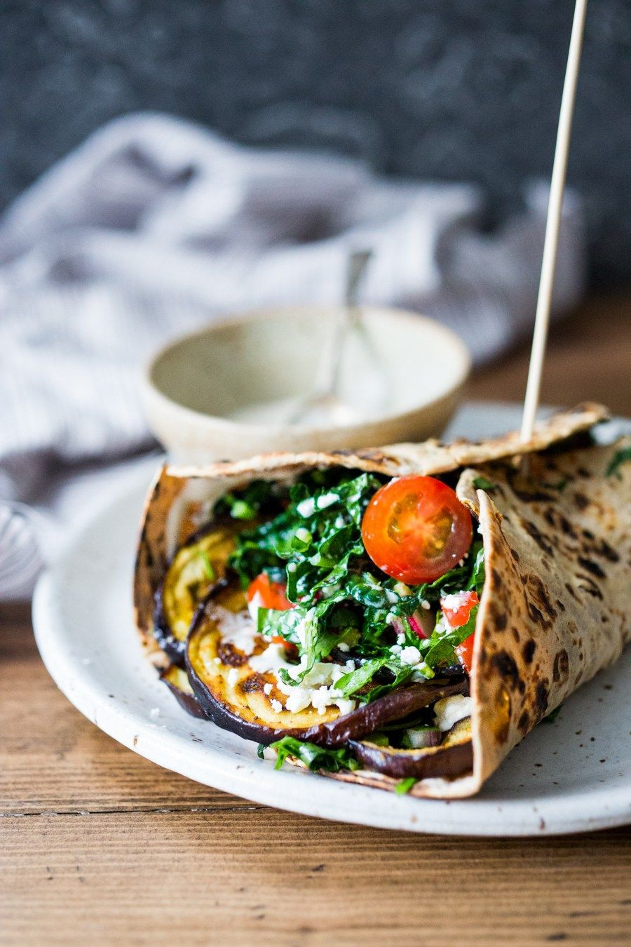 Middle Eastern Recipes Vegetarian
 Middle Eastern Eggplant Wrap Recipe
