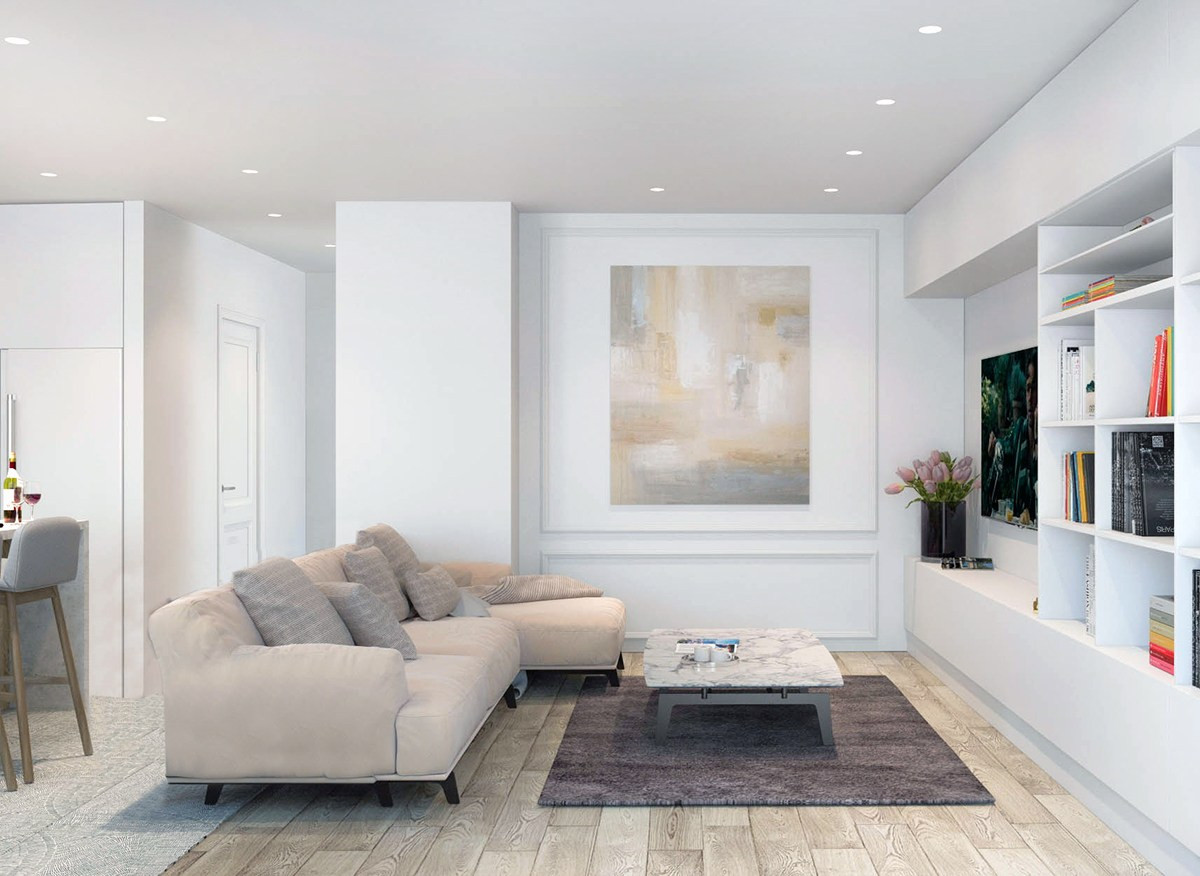 Minimalist Living Room Apartment
 minimalist apartment design which bine a modern decor