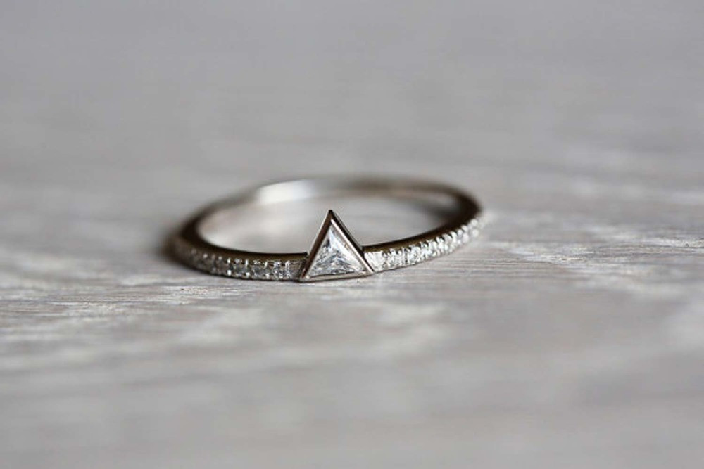 Minimalist Wedding Rings
 26 Pretty Minimalist Engagement Rings — the bohemian wedding