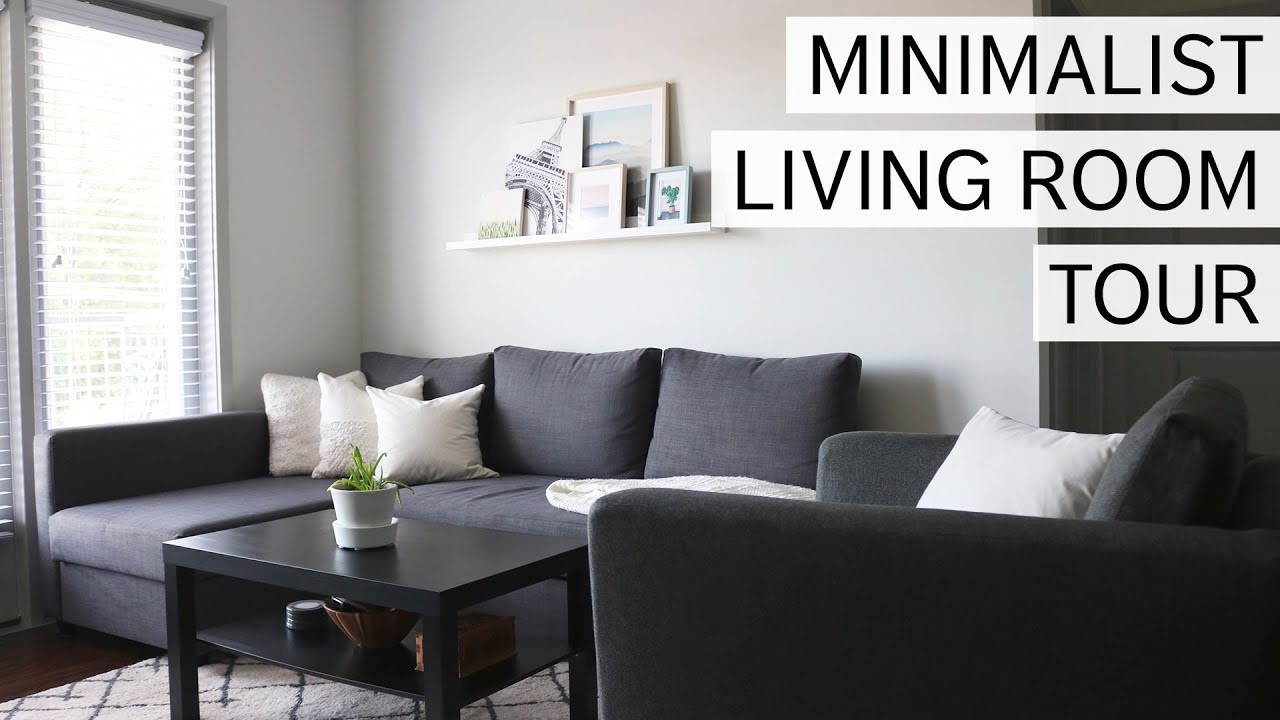 Minimalistic Living Room
 MINIMALIST LIVING ROOM TOUR