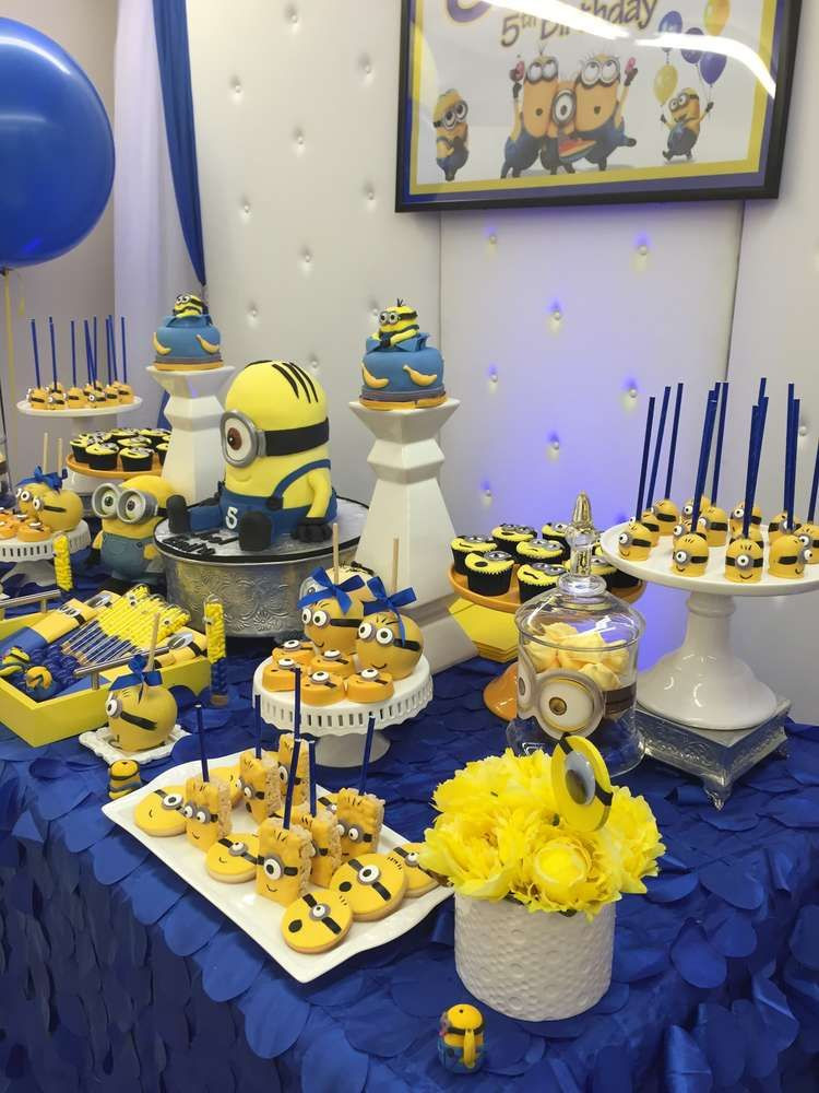 Minions Birthday Party Decorations
 Minions Birthday Party Ideas in 2019