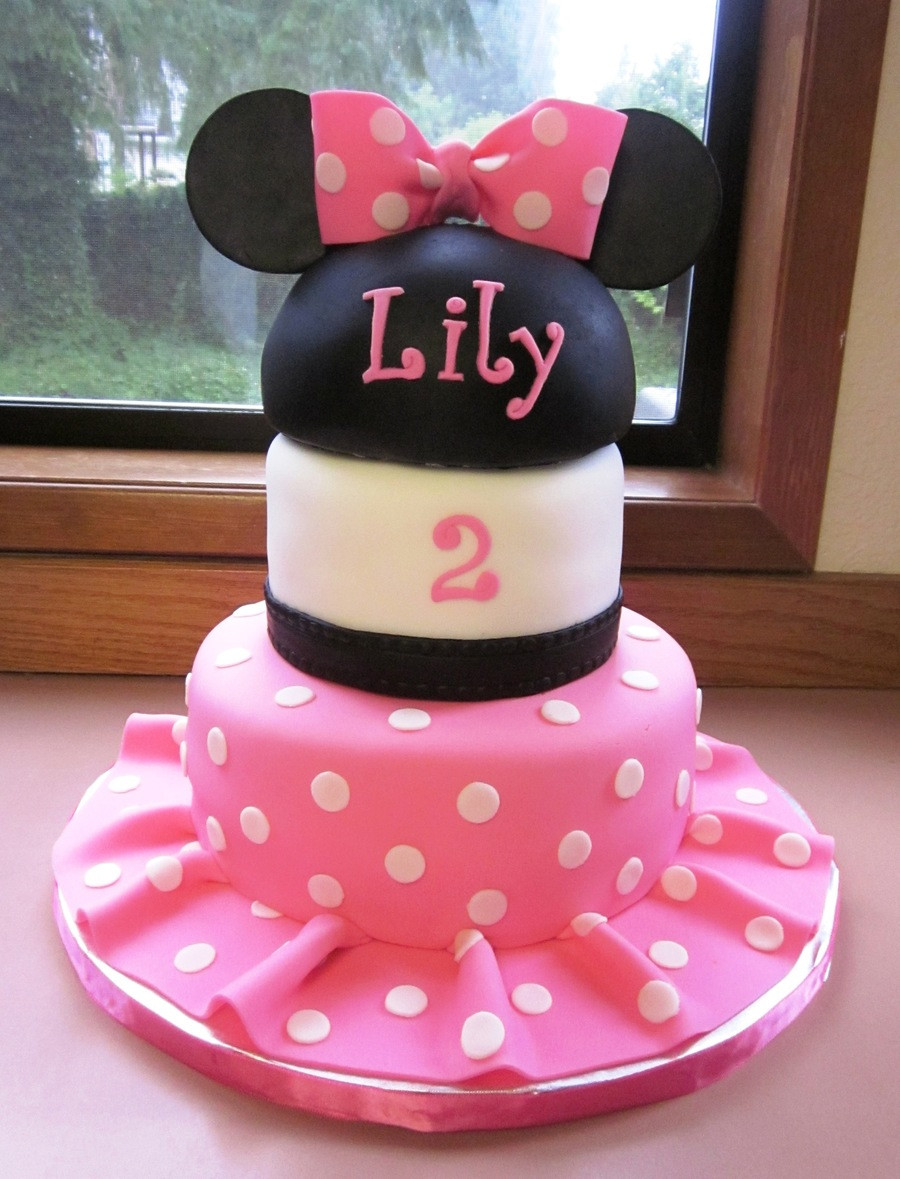 Minnie Birthday Cake
 Minnie Mouse 2Nd Birthday Cake CakeCentral