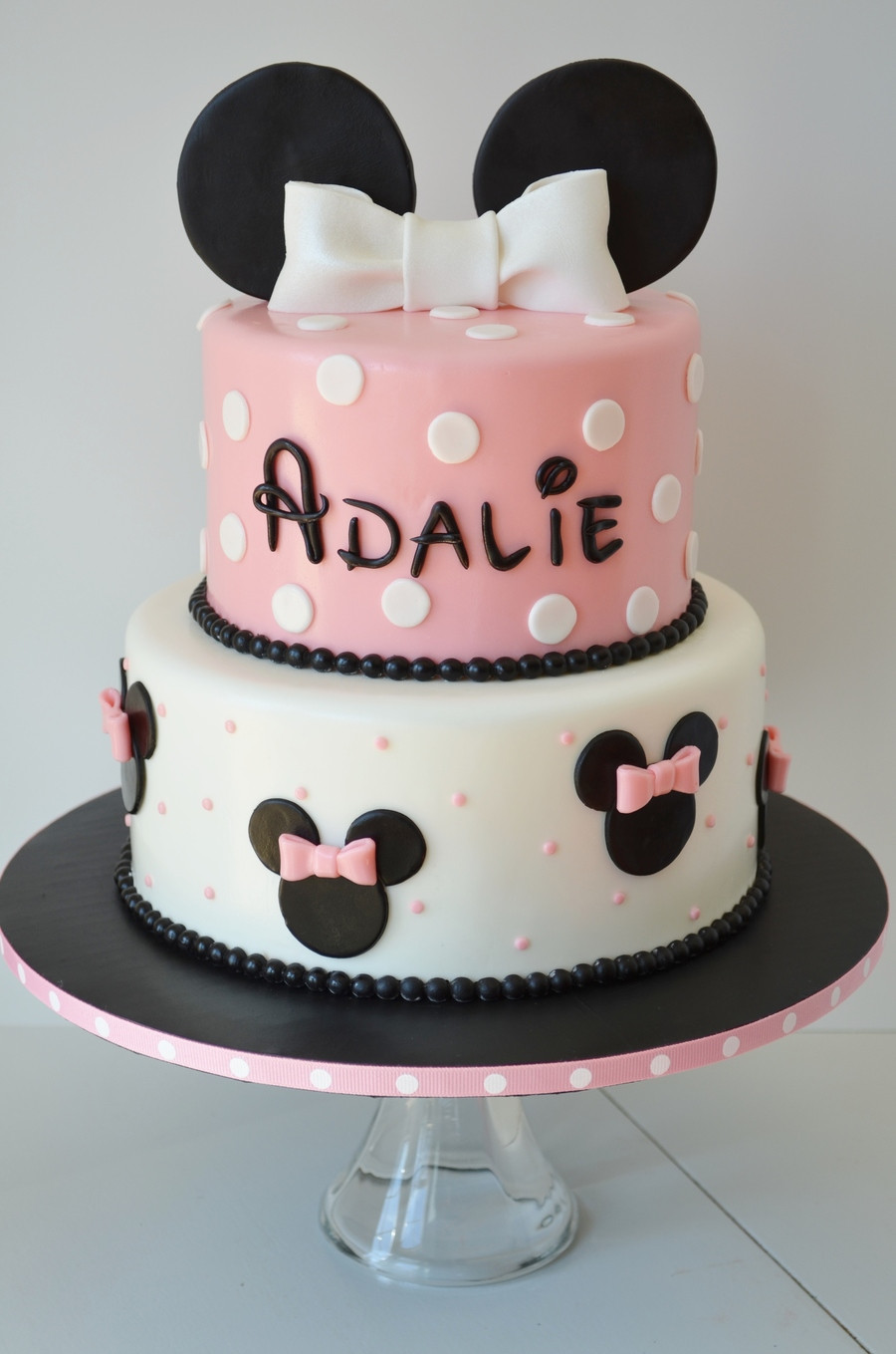 Minnie Birthday Cake
 Minnie Birthday Cake And Cake Pops CakeCentral