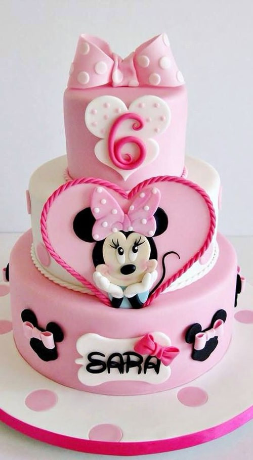 Minnie Birthday Cake
 10 Cutest Minnie Mouse Cakes Everyone Will Love Pretty