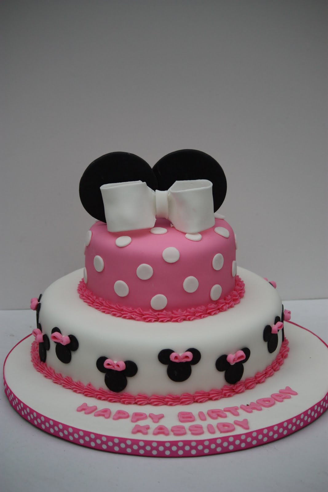 Minnie Mouse Birthday Cake Ideas
 Whimsical by Design Minnie Mouse Birthday Cake