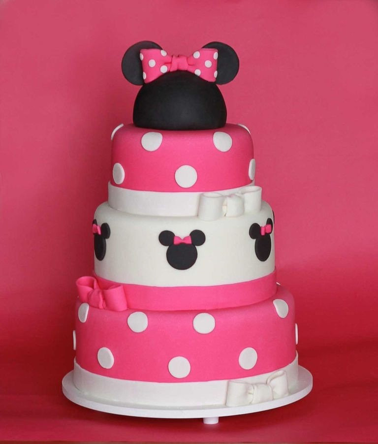 Minnie Mouse Birthday Cake Ideas
 Minnie Mouse Birthday Cake