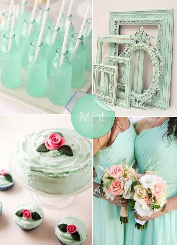 Mint Wedding Colors
 Shades Green Wedding Color Ideas And Wedding Invitations