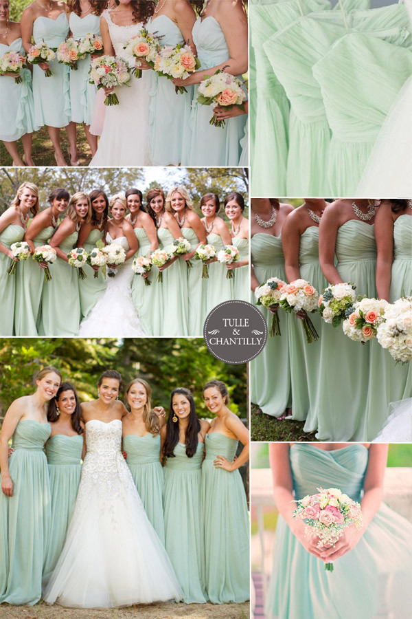 Mint Wedding Colors
 Top 10 Colors for Spring Summer Bridesmaid Dresses 2015
