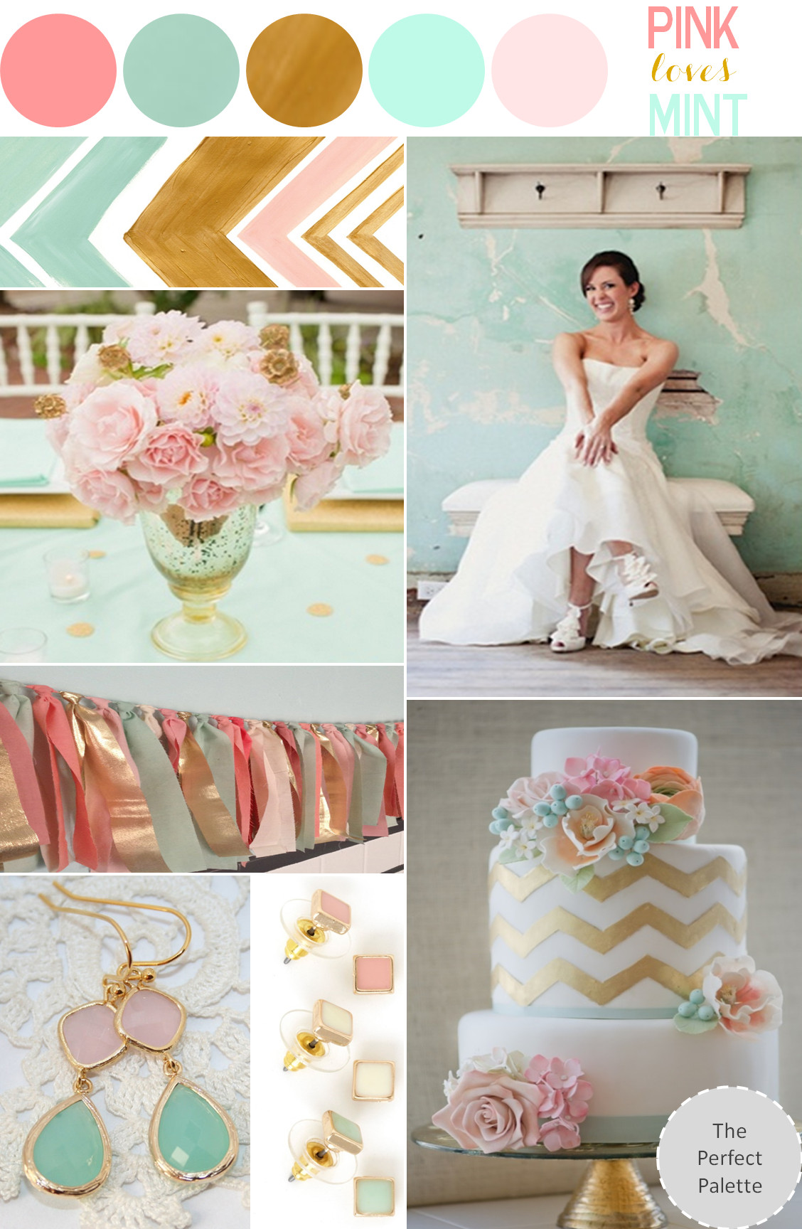Mint Wedding Colors
 Summer 2016 Wedding Color Palette Mint Green and