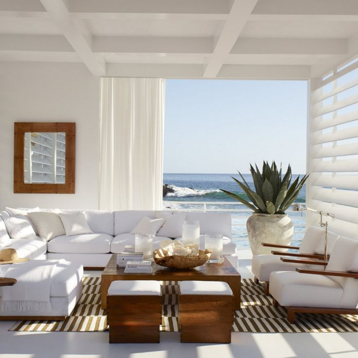 Modern Coastal Living Room
 modern coastal decor