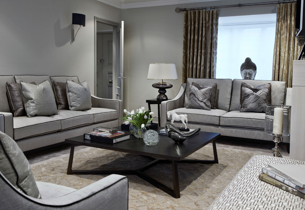 Modern Grey Living Room Ideas
 24 Gray Sofa Living Room Furniture Designs Ideas Plans