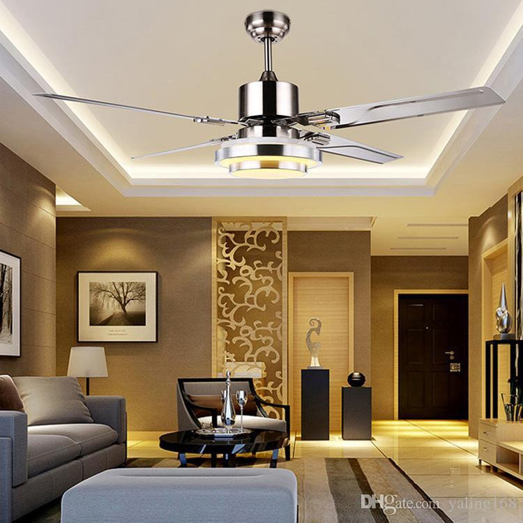 Modern Living Room Ceiling Fan
 2019 With Remote Control Ceiling Fan Light Minimalist