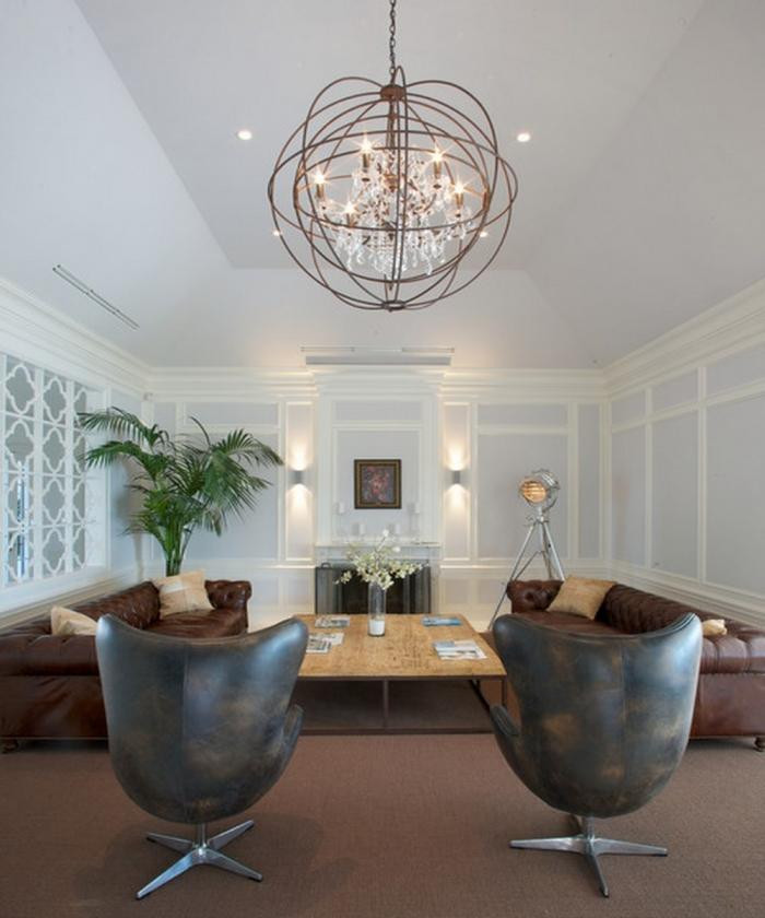 Modern Living Room Chandeliers
 10 Fascinating High Ceiling Living Rooms with Chandelier