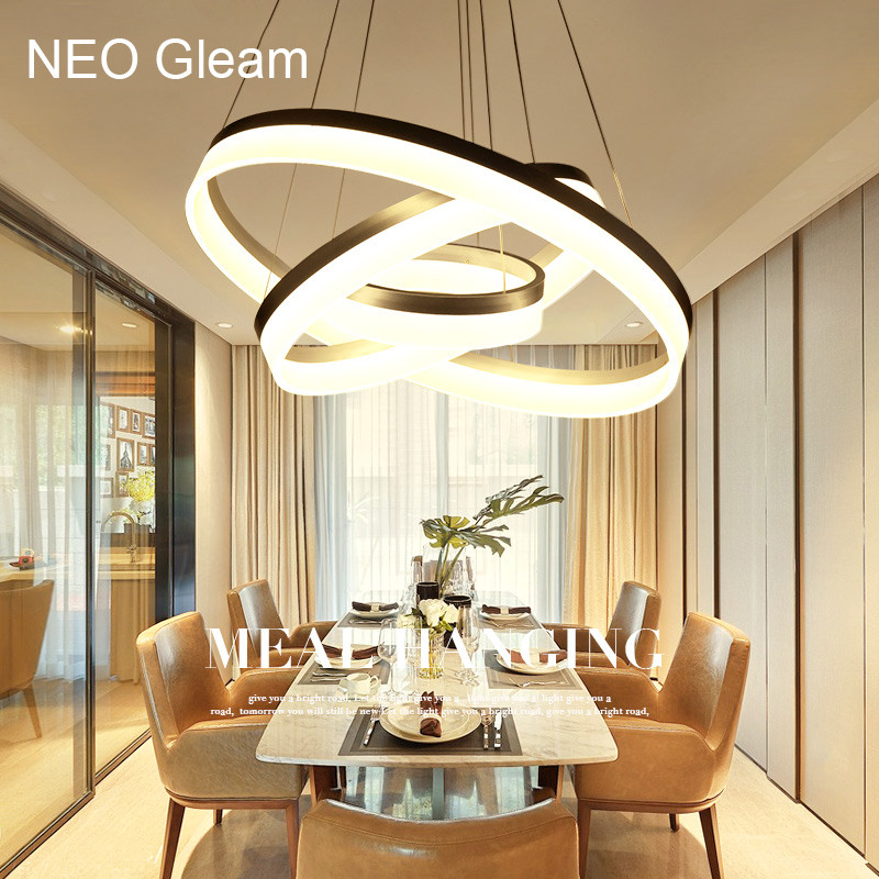 Modern Living Room Chandeliers
 Luxury Modern chandelier LED circle ring chandelier light