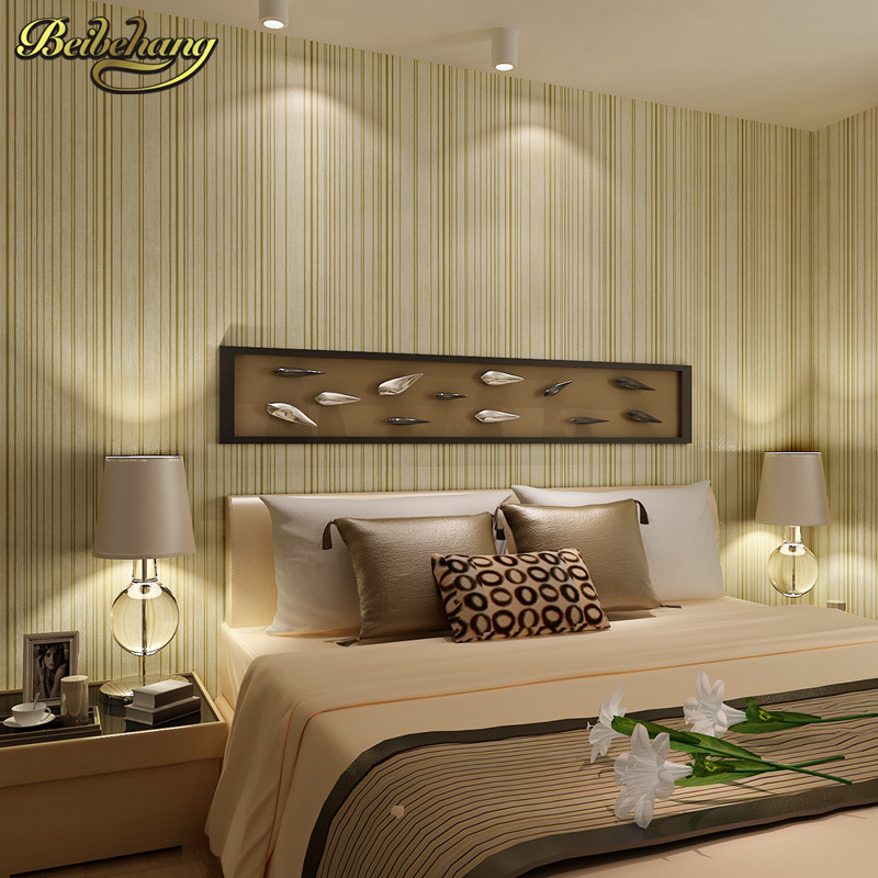 Modern Living Room Wallpaper
 beibehang wall paper modern minimalist vertical stripes