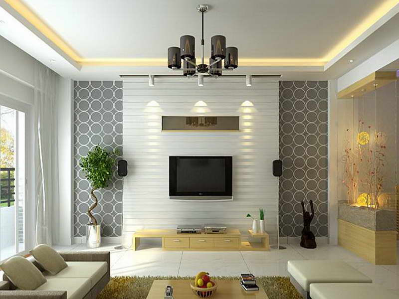 Modern Living Room Wallpaper
 Modern Wallpaper Living Room 16 Picture EnhancedHomes