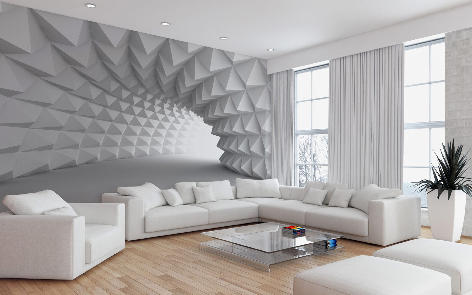 Modern Living Room Wallpaper
 Modern 3d wallpaper murals for living room 2019