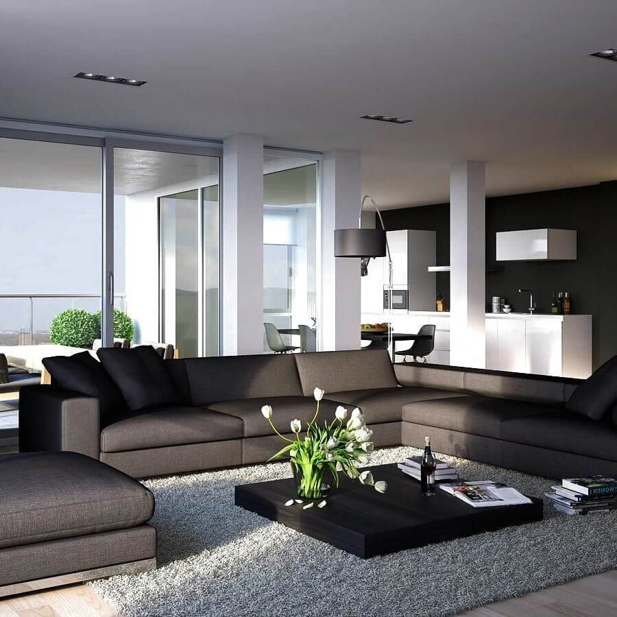 Modern Look Living Room
 15 Attractive Modern Living Room Design Ideas