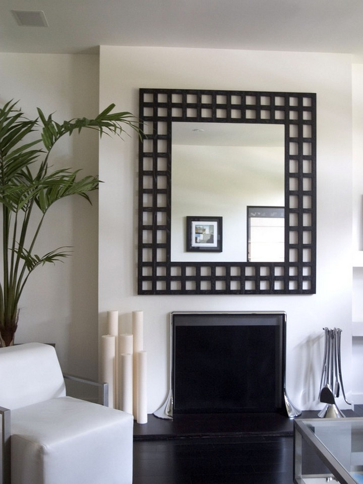 Modern Mirrors For Living Room
 How to decorate your living room with black mirrors