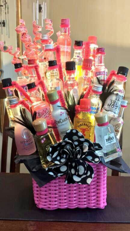 Mom'S Birthday Gift Ideas
 21st birthday t How to Used 21 mini bottles to create