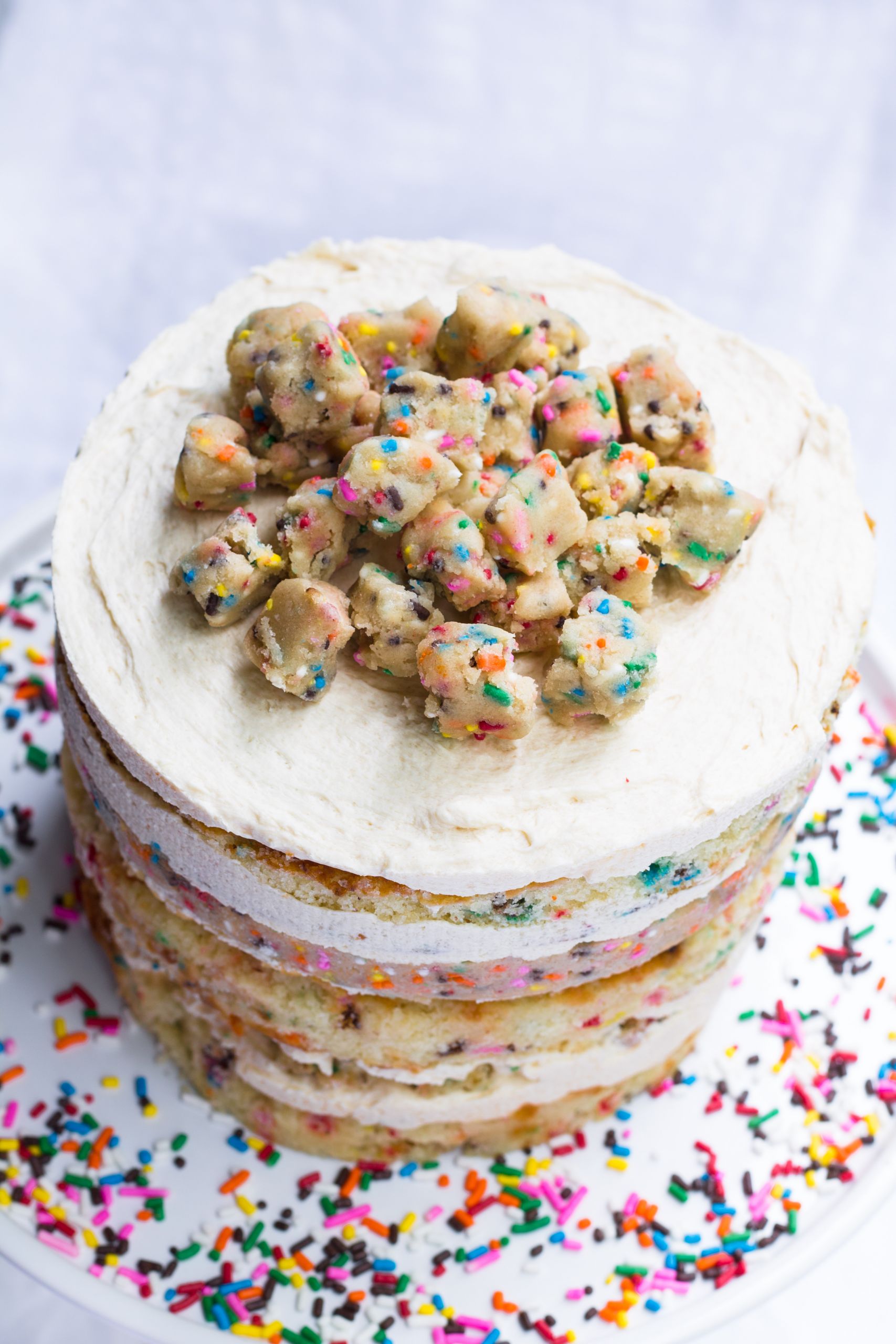Momofuku Birthday Cake Recipe
 cookie dough momofuku funfetti birthday cake Pass the