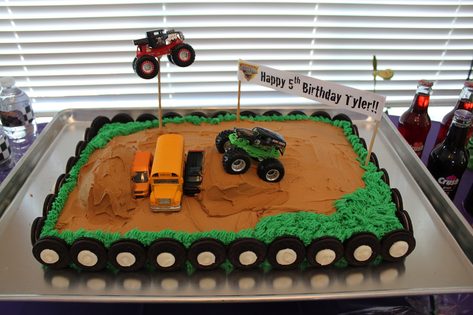 Monster Truck Birthday Cakes
 It s Fun 4 Me Monster Truck 5th Birthday Party