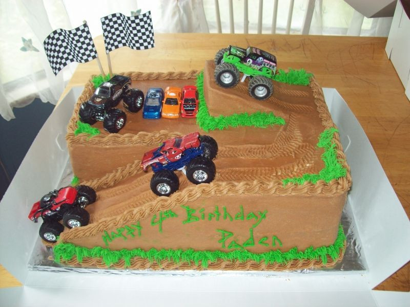 Monster Truck Birthday Cakes
 monster truck cake idea if it s a boy if your girl
