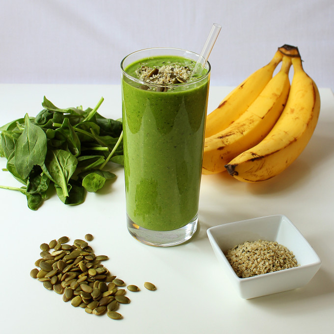 Morning Smoothie Recipes
 Green Protein Power Breakfast Smoothie I LOVE VEGAN