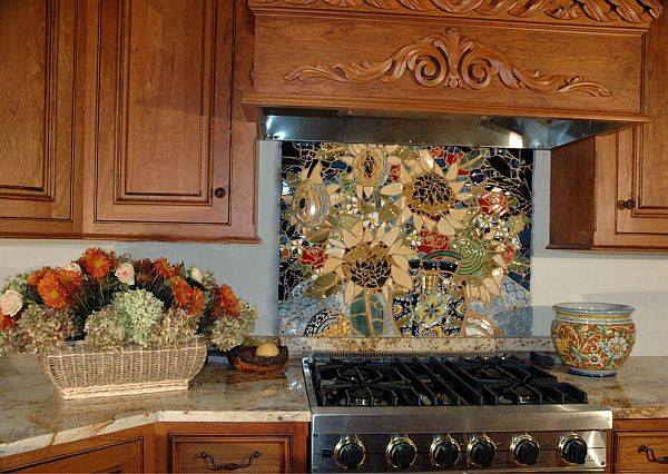 Mosaic Kitchen Backsplash Ideas
 Grapes Mosaic Tile Medallion Kitchen Backsplash Mural