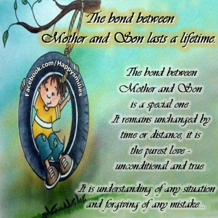 Mother And Son Bonding Quotes
 Quotes About Mother And Son Bond QuotesGram