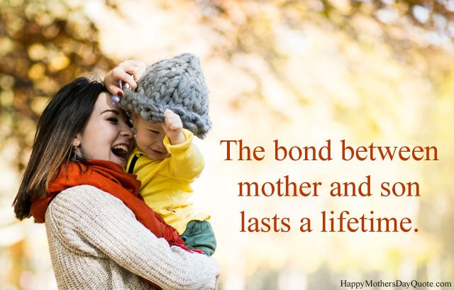 Mother And Son Bonding Quotes
 Mother and Son Bonding Quotes with Hd Best