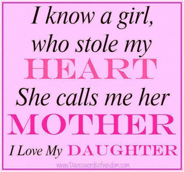 Mother Daughter Love Quotes
 I Love My Daughter Quotes And Sayings QuotesGram