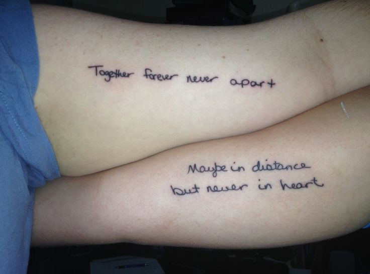 Mother Daughter Quote Tattoos
 Mom And Daughter Tattoo Quotes With Meaning QuotesGram