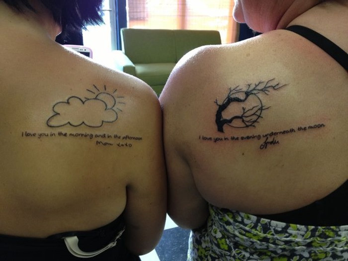 Mother Daughter Quote Tattoos
 Mother Daughter Tattoo Quotes QuotesGram