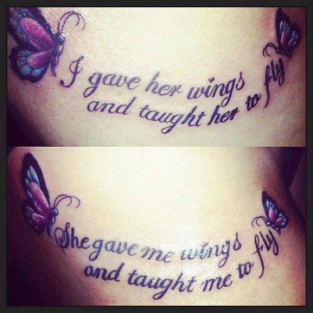 Mother Daughter Quote Tattoos
 Mother Daughter Tattoos Cute Quotes QuotesGram