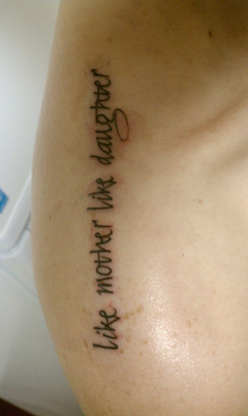 Mother Daughter Quote Tattoos
 Tattoo Ideas Tattoo Designs Tattoo Ideas for Mom and