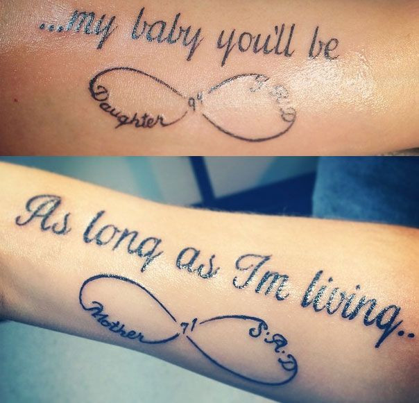 Mother Daughter Quote Tattoos
 Inspiring Mother Daughter Tattoos Insanely Gorgeous